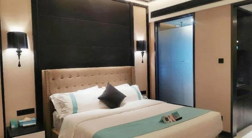 Bed in Xana Hotelle Guangzhou Luogang Science City Huangpi Metro Station