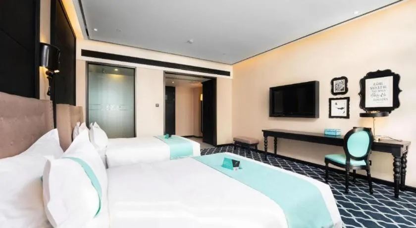 Bed in Xana Hotelle Guangzhou Luogang Science City Huangpi Metro Station