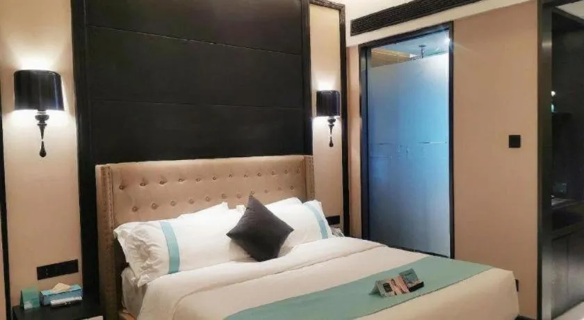 Bed in Xana Hotelle Guangzhou Luogang Science City Huangpi Metro Station