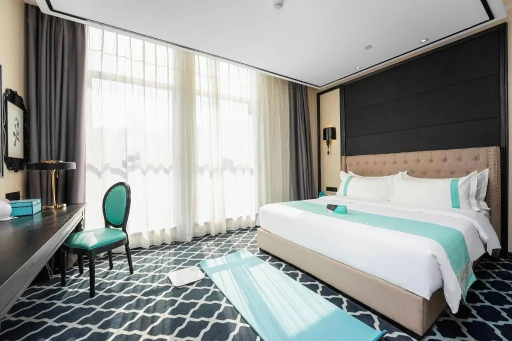 Bed in Xana Hotelle Guangzhou Luogang Science City Huangpi Metro Station