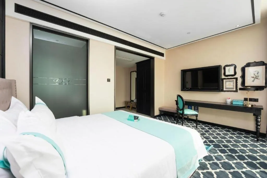 Bed in Xana Hotelle Guangzhou Luogang Science City Huangpi Metro Station