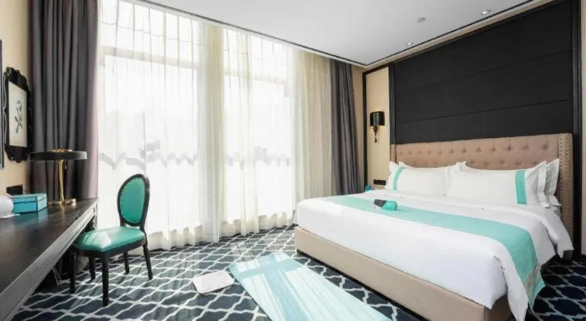 Bed in Xana Hotelle Guangzhou Luogang Science City Huangpi Metro Station