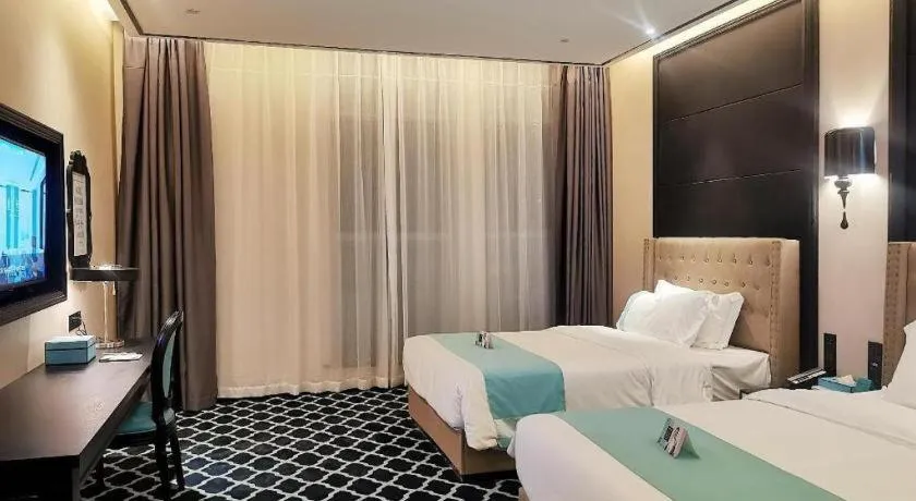 Bed in Xana Hotelle Guangzhou Luogang Science City Huangpi Metro Station