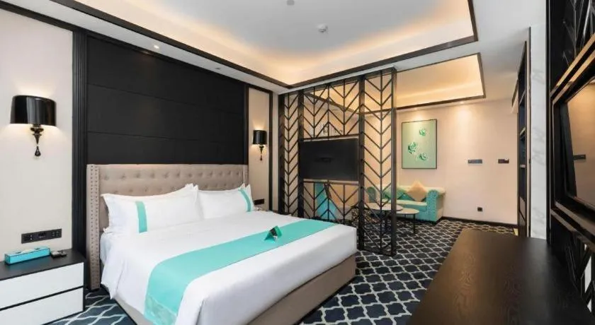 Bed in Xana Hotelle Guangzhou Luogang Science City Huangpi Metro Station