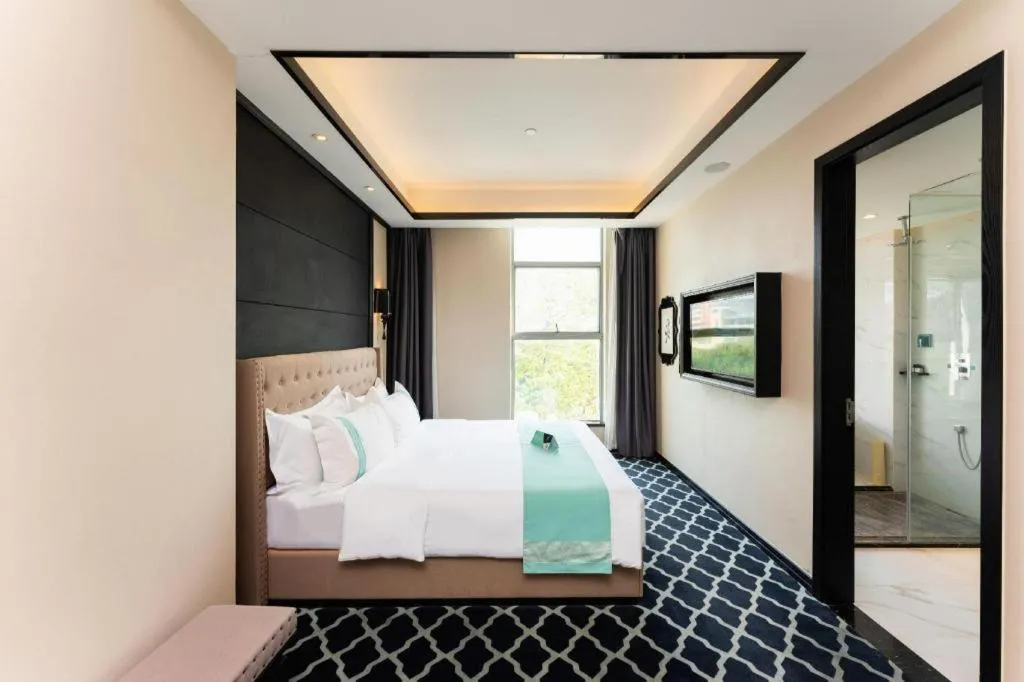 Bed in Xana Hotelle Guangzhou Luogang Science City Huangpi Metro Station