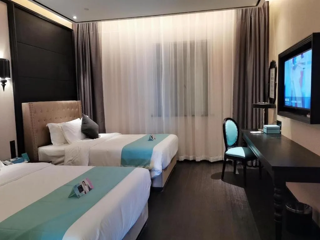 Bed in Xana Hotelle Guangzhou Luogang Science City Huangpi Metro Station