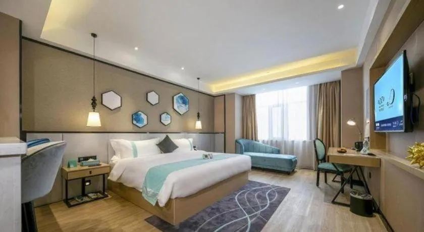 Bed in Xana Lite Hotelle Yan'an Baota Mountain