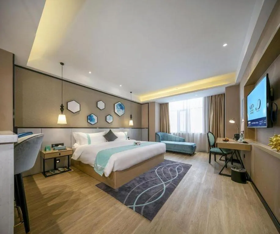 Bed in Xana Lite Hotelle Yan'an Baota Mountain