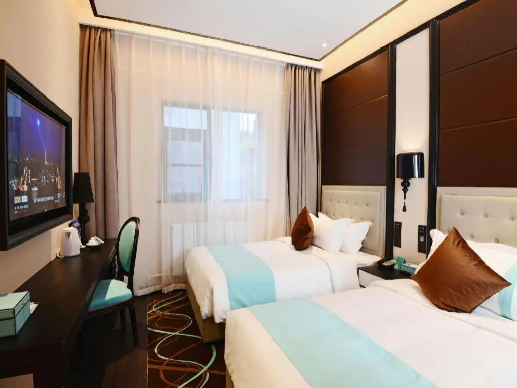 Bed in Xana Hotelle Xi'an Zhonglou, Huimin Street Metro Station