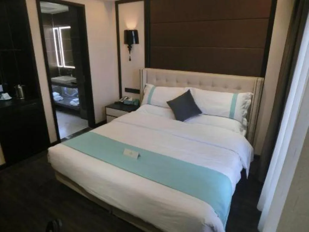 Bed in Xana Hotelle Xi'an Zhonglou, Huimin Street Metro Station