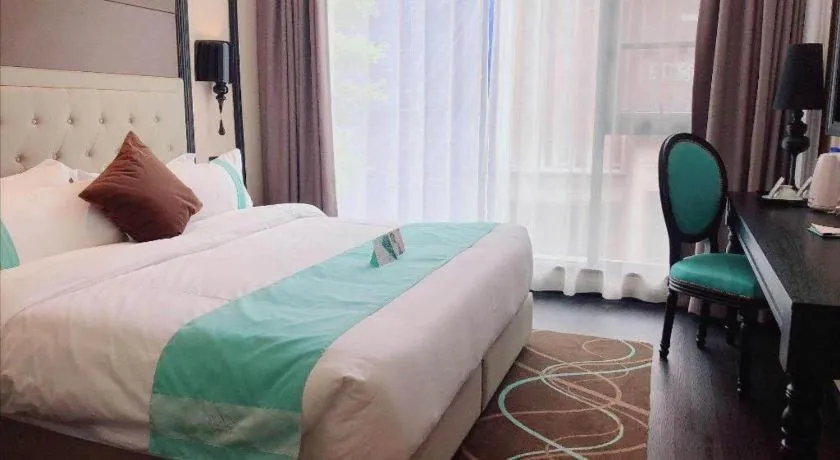 Bed in Xana Hotelle Xi'an Zhonglou, Huimin Street Metro Station