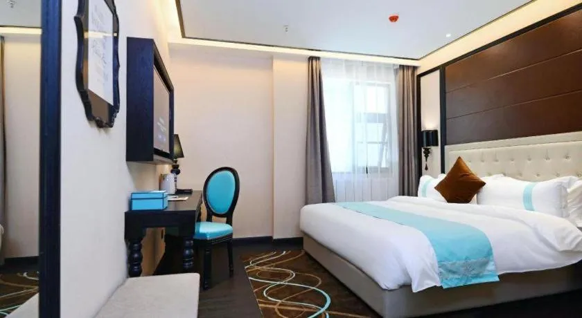 Bed in Xana Hotelle Xi'an Zhonglou, Huimin Street Metro Station