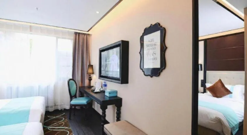 Bed in Xana Hotelle Xi'an Zhonglou, Huimin Street Metro Station