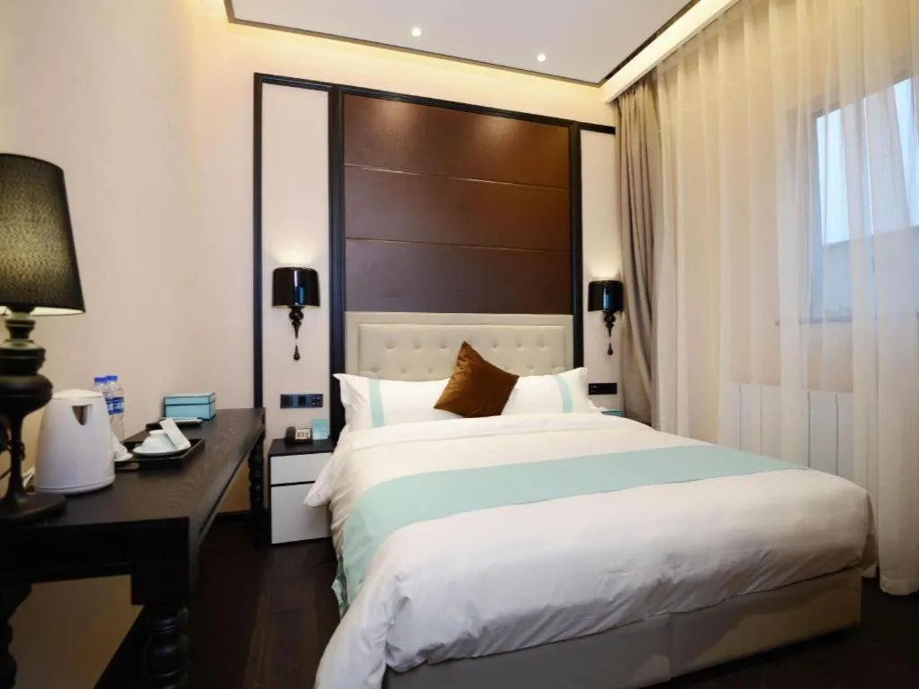 Bed in Xana Hotelle Xi'an Zhonglou, Huimin Street Metro Station