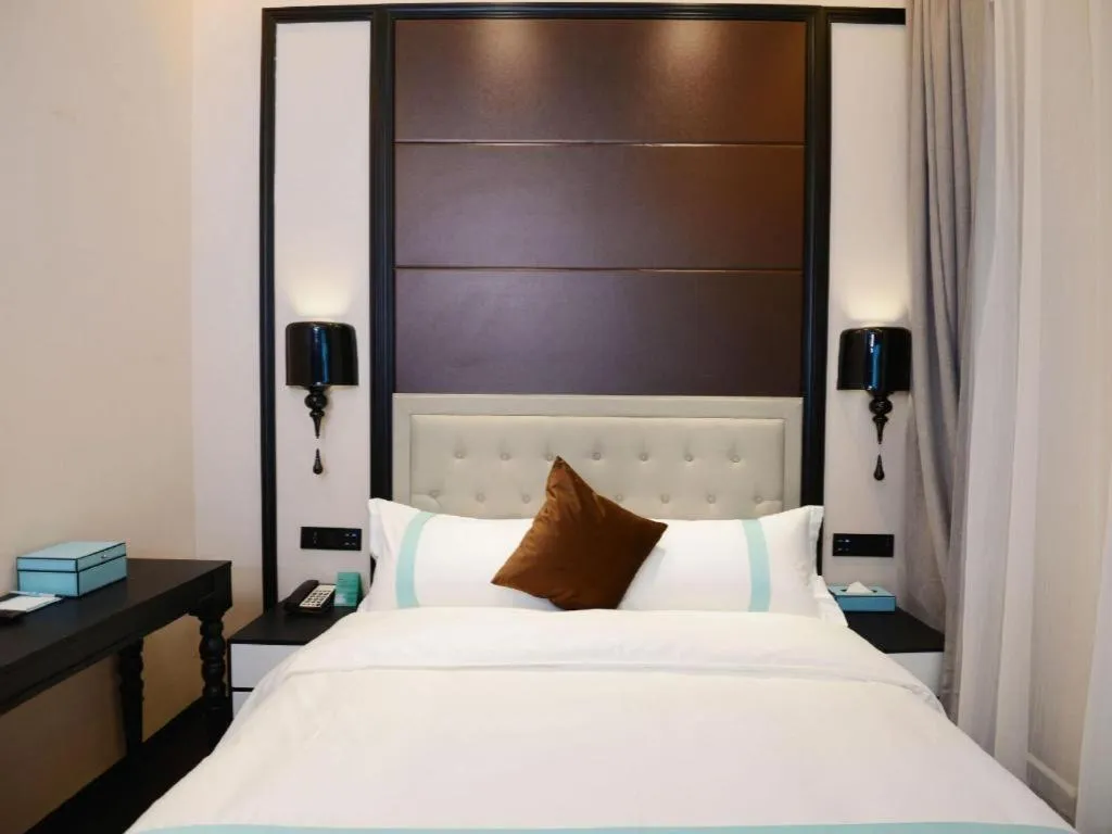 Bed in Xana Hotelle Xi'an Zhonglou, Huimin Street Metro Station