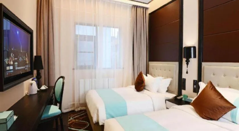 Bed in Xana Hotelle Xi'an Zhonglou, Huimin Street Metro Station