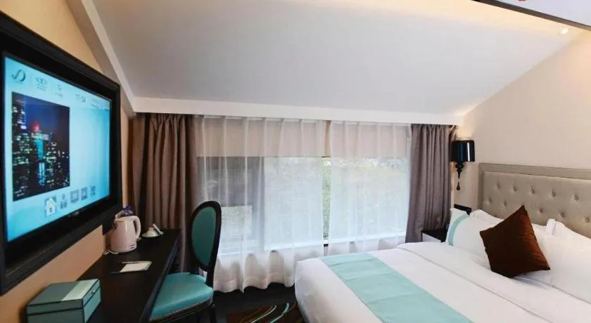 Bed in Xana Hotelle Xi'an Zhonglou, Huimin Street Metro Station