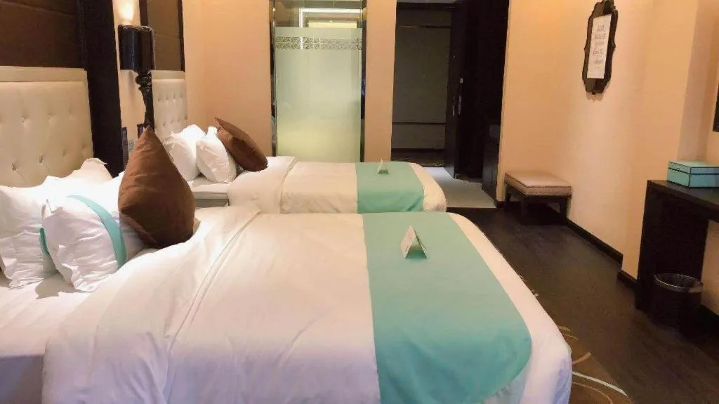 Bed in Xana Hotelle Xi'an Zhonglou, Huimin Street Metro Station