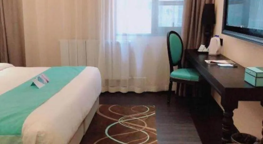 Bed in Xana Hotelle Xi'an Zhonglou, Huimin Street Metro Station