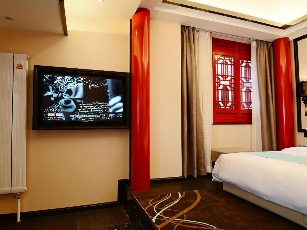 Bed in Xana Hotelle Xi'an Zhonglou, Huimin Street Metro Station