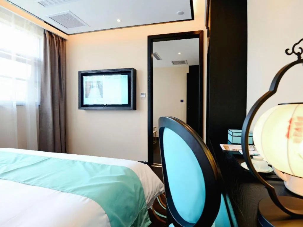 Bed in Xana Hotelle Xi'an Zhonglou, Huimin Street Metro Station