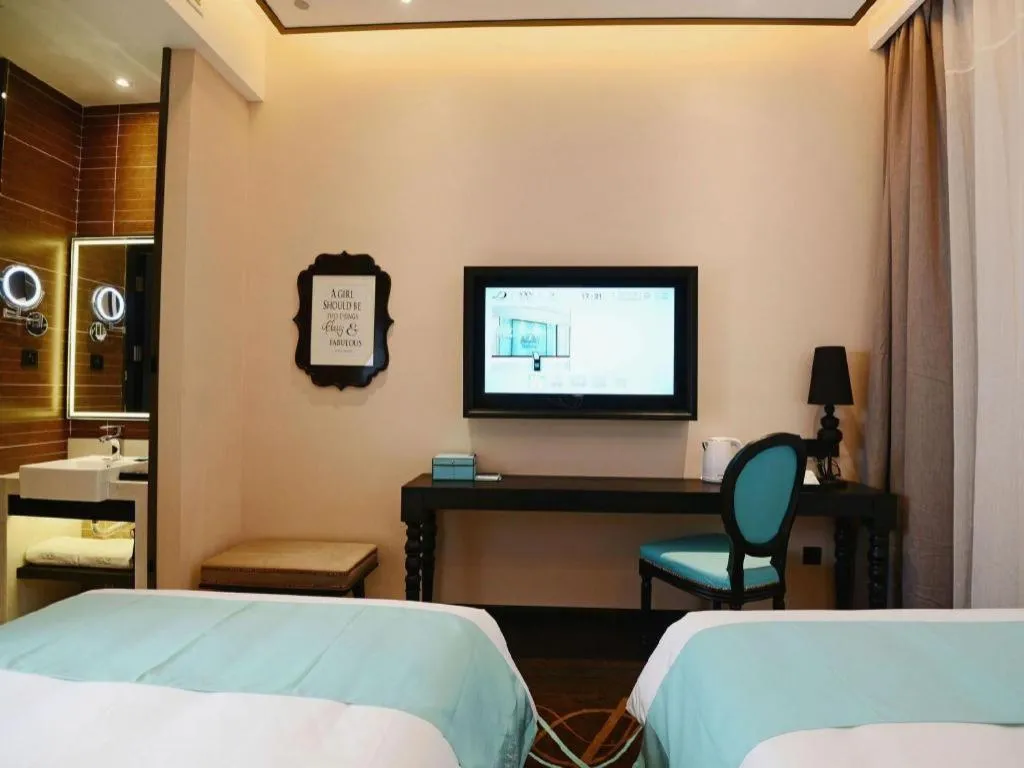 Bed in Xana Hotelle Xi'an Zhonglou, Huimin Street Metro Station