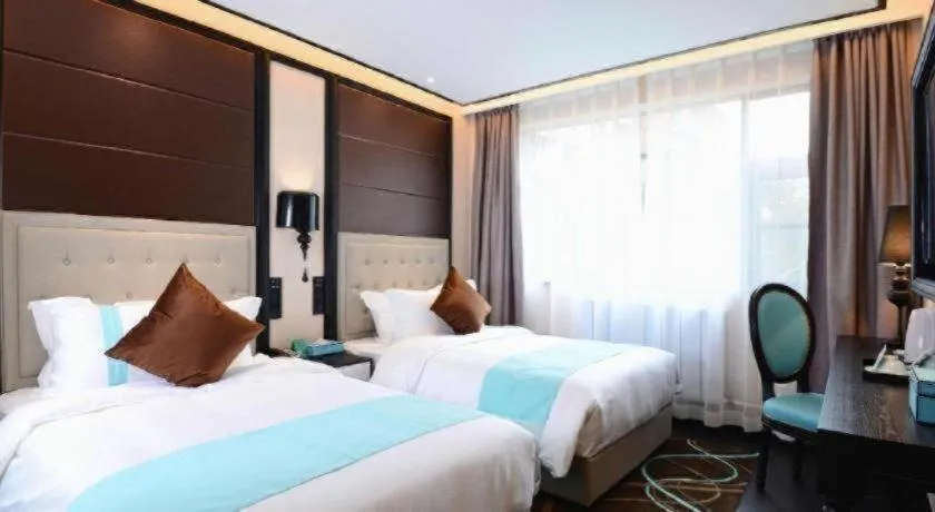 Bed in Xana Hotelle Xi'an Zhonglou, Huimin Street Metro Station