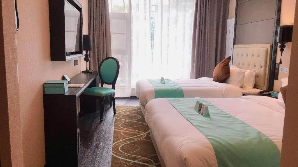 Bed in Xana Hotelle Xi'an Zhonglou, Huimin Street Metro Station