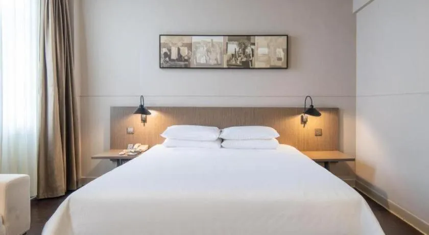 Bed in Jinjiang Inn Select Heze Wanxiang Plaza Guiling Road