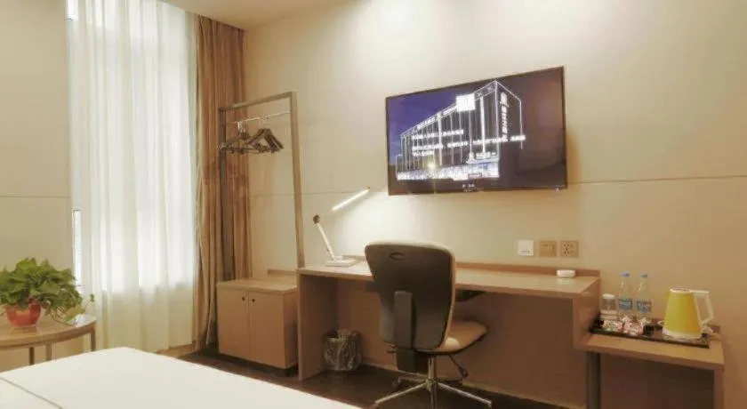 Bed in Jinjiang Inn Select Heze Wanxiang Plaza Guiling Road