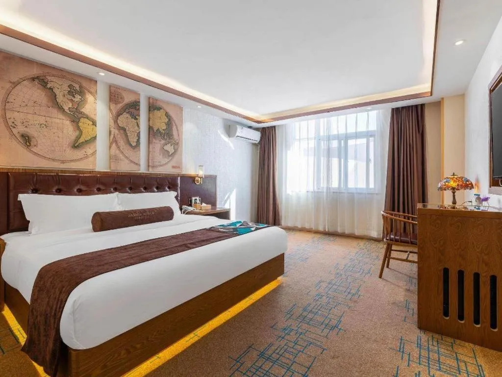 Bed in James Joyce Coffetel Lijiang Ancient City Dashuiche