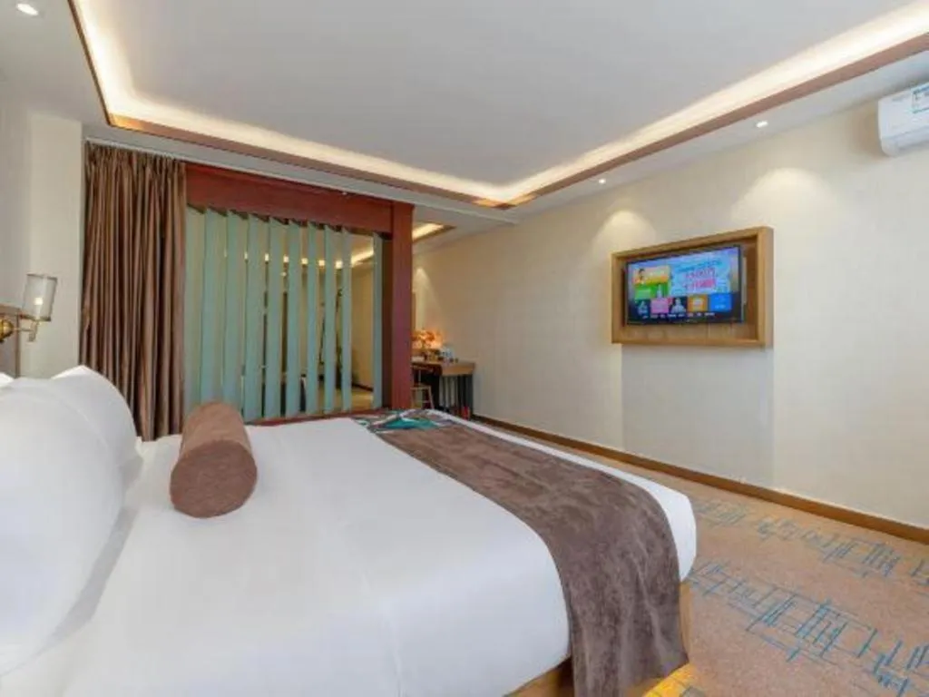 Bed in James Joyce Coffetel Lijiang Ancient City Dashuiche