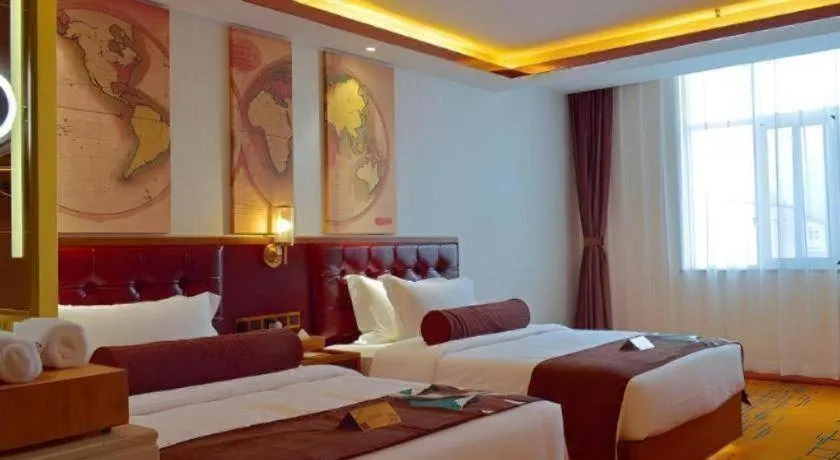 Bed in James Joyce Coffetel Lijiang Ancient City Dashuiche