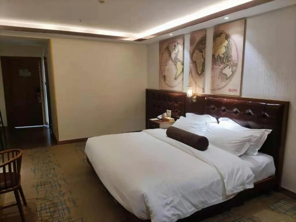 Bed in James Joyce Coffetel Lijiang Ancient City Dashuiche