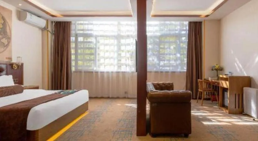 Bed in James Joyce Coffetel Lijiang Ancient City Dashuiche