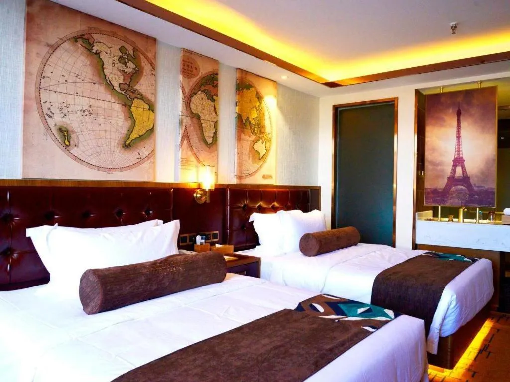 Bed in James Joyce Coffetel Lijiang Ancient City Dashuiche