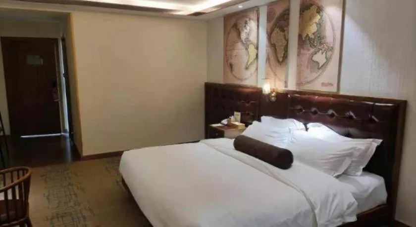 Bed in James Joyce Coffetel Lijiang Ancient City Dashuiche