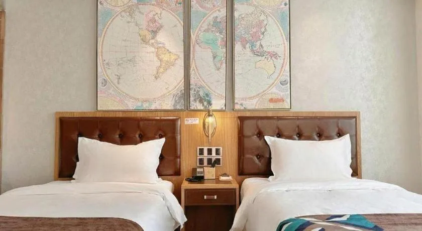 Bed in James Joyce Coffetel Beijing Tongzhou Guoyuan Metro Station