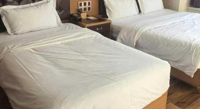 Bed in James Joyce Coffetel Beijing Tongzhou Guoyuan Metro Station