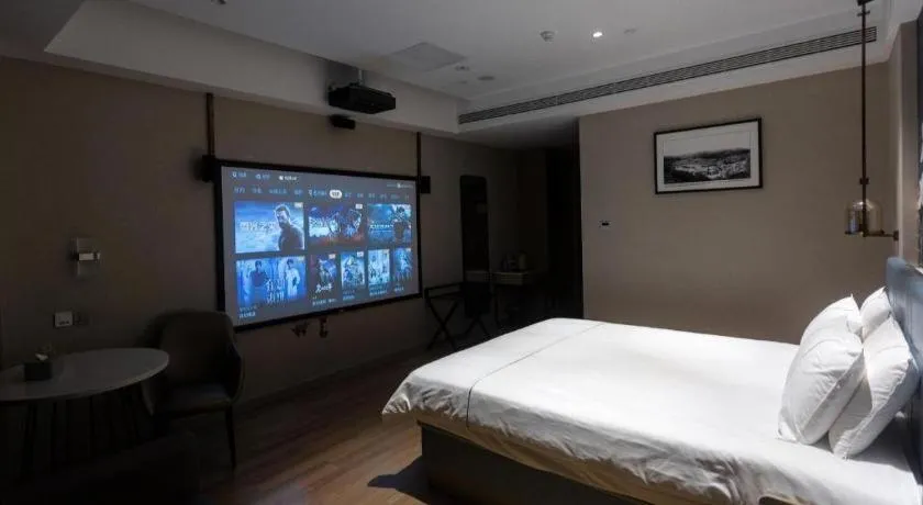 Bed in Magnotel Hotel Guangyuan Nanhe Bus Station Beijing Road