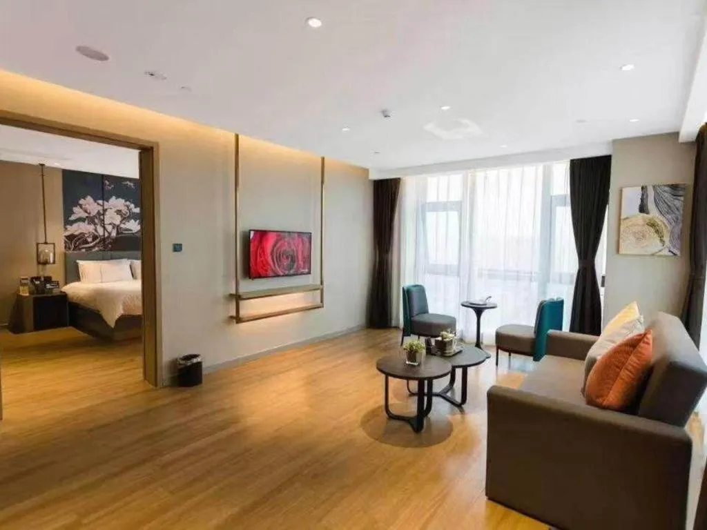 Bed in Magnotel Hotel Guangyuan Nanhe Bus Station Beijing Road