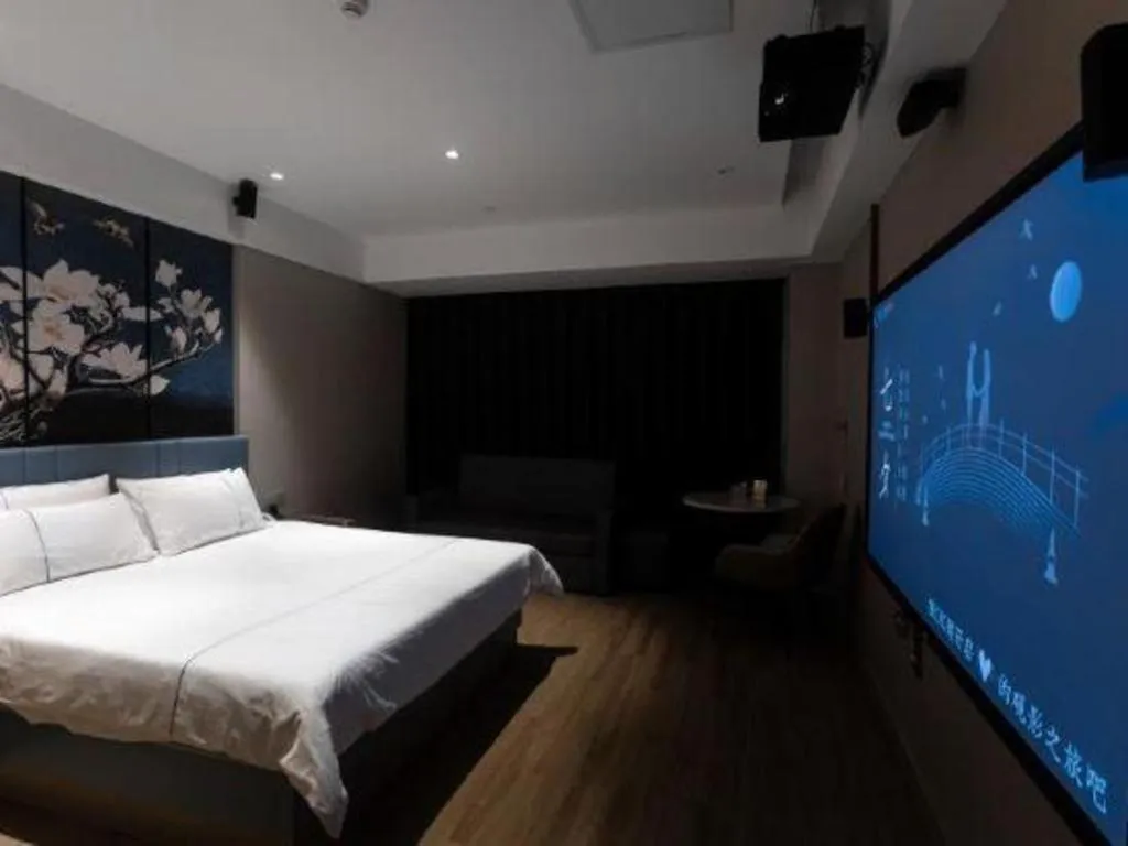 Bed in Magnotel Hotel Guangyuan Nanhe Bus Station Beijing Road