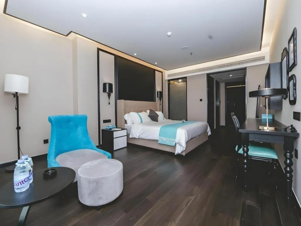 Bed in Xana Hotelle Binzhou Yangxin