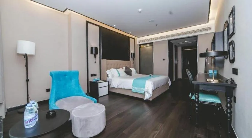 Bed in Xana Hotelle Binzhou Yangxin