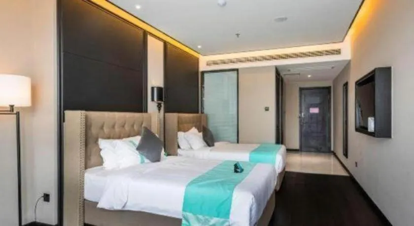 Bed in Xana Hotelle Rizhao Lanshan District Government