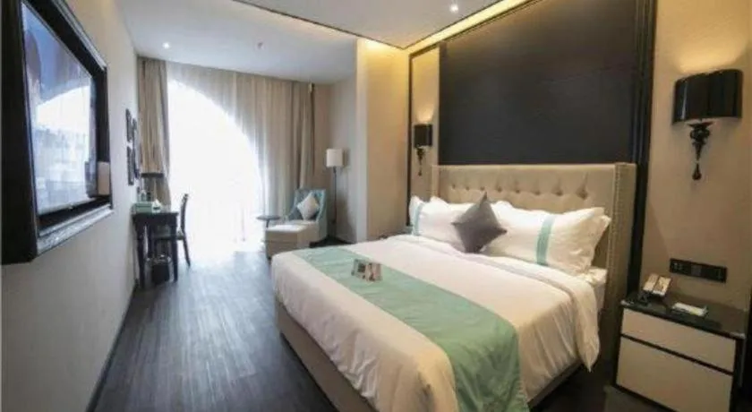 Bed in Xana Hotelle Rizhao Lanshan District Government