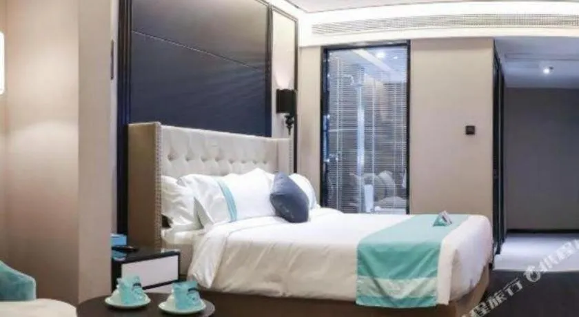 Bed in Xana Hotelle Rizhao Lanshan District Government