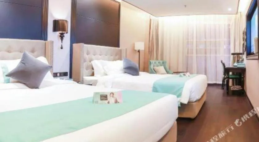 Bed in Xana Hotelle Rizhao Lanshan District Government