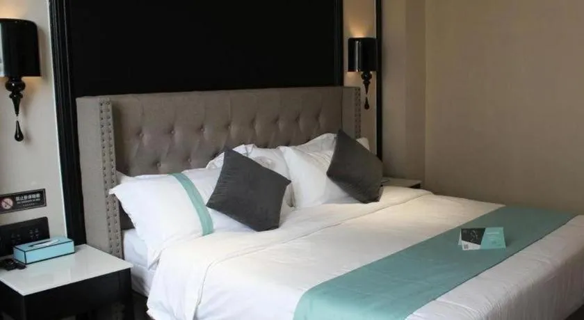 Bed in Xana Hotelle Rizhao Lanshan District Government