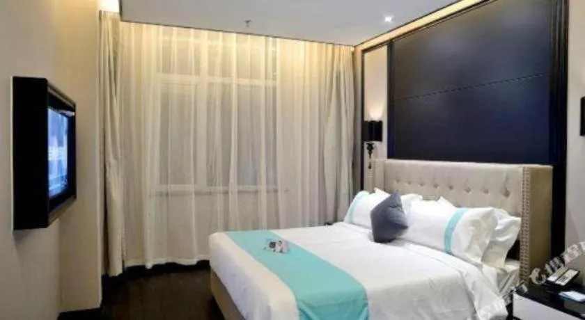 Bed in Xana Hotelle Rizhao Lanshan District Government